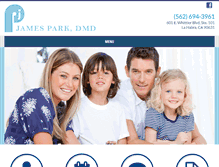 Tablet Screenshot of jamesparkdentistry.com